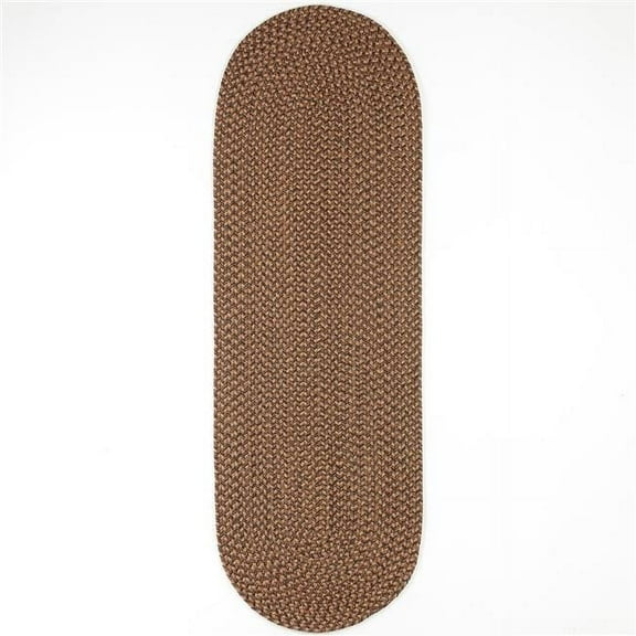 Rhody Rug CD36R024X096 2 x 8 ft. Camden Shades of Brown Runner Rug
