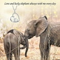 thumbnail image 3 of Mom Elephants Necklace for Women, Always In My Heart Necklace Jewelry Gifts for Women Mom Mama Nana, 3 of 6