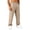 Beige, variant on Men's Lightweight Quick-Dry Straight Leg Pants Drawstring Casual Athletic Pants Activewear for Travel and Workout
