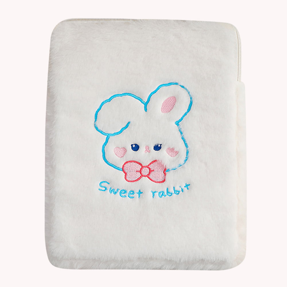 FTjfrsbc Plush Laptop Tablet Bag Casual Cute Rabbit Storage Bag for 11 inch (White) - Walmart.com