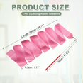 thumbnail image 2 of Uxcell 2 Pcs Dance Ribbons, 78.7 Inch Gymnastics Ribbon Streamers with Red Wand for Gymnastics Artistic, Pink, 2 of 7