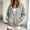 Gray, variant on NominalSnug Half Zip Hoodies for Women Casual Long Sleeve Hooded Sweatshirts Fashion Fall Winter Comfy Top