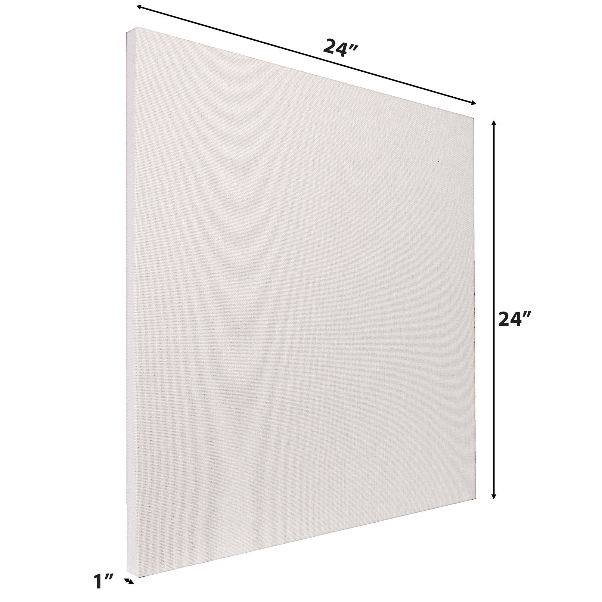 ATS Acoustics Hardened Edge Fire Rated Professional Studio Quality Acoustic Panel 24x24x1
