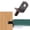 Blue, variant on Shelf Pins L Shaped Shelf Support with Rubber Sleeve, Cabinet Shelf Holder Bracket for Kitchen Bookshelves, 6mm, 1 Piece