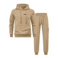 thumbnail image 5 of Curuila Sweatsuits Mens 2 Piece Outfit With Pocket Long Sleeve Letter Print Hooded Sweatshirt With Sweatpants Everyday Wear Comfort Tracksuit Size 2Xl, 5 of 5