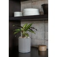 thumbnail image 6 of Veradek Mason Series Demi 6" Plastic-Stone Planter 2-Pack Gray, 6 of 9