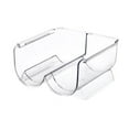 thumbnail image 1 of Lttoisl Stackable PET Refrigerator Cup Holder, Clear Acrylic Wine & Water Bottle Storage Rack, Space Saving Organizer for Kitchen & Pantry, 1/2/3 Grid Options, 1 of 8