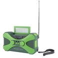 thumbnail image 1 of 10000MAh Emergency Radio, Solar Hand Crank with Charger, LED Green, 1 of 5