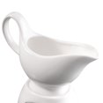 thumbnail image 5 of Porcelain Gravy Sauce Boat with Stand and Candle, white, 5 of 5