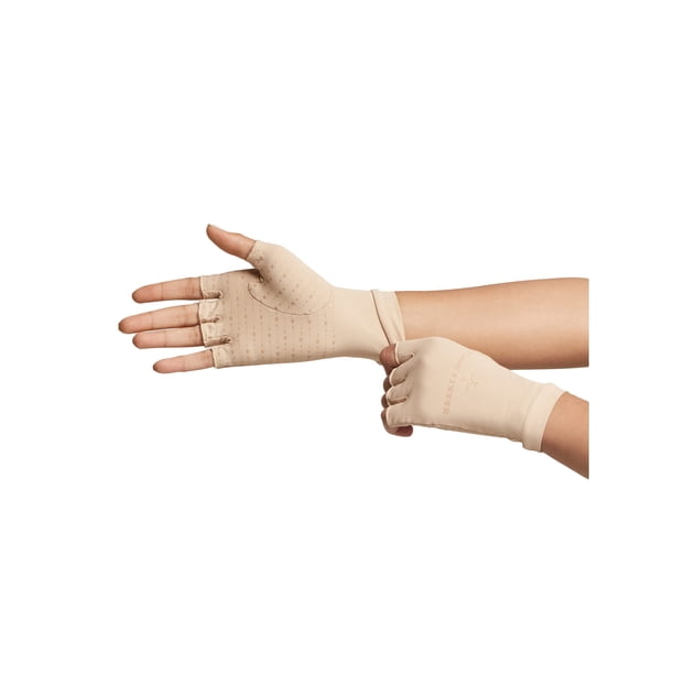 Guantes de compresión Tommie Copper Core Half Finger Nude M
