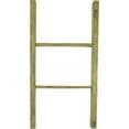 thumbnail image 3 of Ekena Millwork 19"W x 36"H x 3 1/2"D Vintage Farmhouse 2 Rung Ladder, Barnwood Decor Collection, Restoration Green, 3 of 13