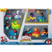 Marvel Spidey & His Amazing Friends Amazing Minis Vehicle 10-Pack (2022 Version)