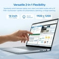 thumbnail image 5 of Dell Inspiron 7000 2-in-1 Business Laptop, 14" FHD+ Touchscreen, Intel Core 7 150U, 16GB DDR5 RAM, 1TB SSD, Wi-Fi 6, Windows 11 Home, Copilot AI-Ready, Blue, 5 of 6