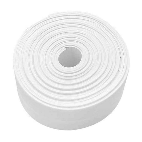becaristey Waterproof Tub Surround Sealer Trim Mold Proof Self Adhesive Tape Kitchen Toilet Sealant