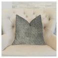 thumbnail image 2 of Plutus Metropolis Silver and Taupe Luxury Throw Pillow 26"L x26"W, 2 of 3