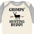 thumbnail image 4 of Inktastic Bow Hunter Gramps Hunting Buddy Boys Long Sleeve Baby Bodysuit, 4 of 5