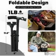 thumbnail image 6 of LED Light Walking Cane - Adjustable Folding Walking Stick With Bright Light, Lightweight Aluminum Crutch For Elderly, Night Use, Hiking & Camping (Supports 250lbs),Magic Cane Red,One Size,funny, 6 of 18