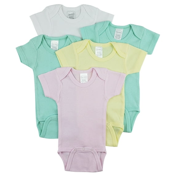 Bambini Short Sleeve One Piece 5 Pack