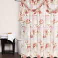 thumbnail image 2 of Popular Bath Madeline Shower Curtain With Scarf, Pink-Beige, 72x72 Inches, 2 of 3