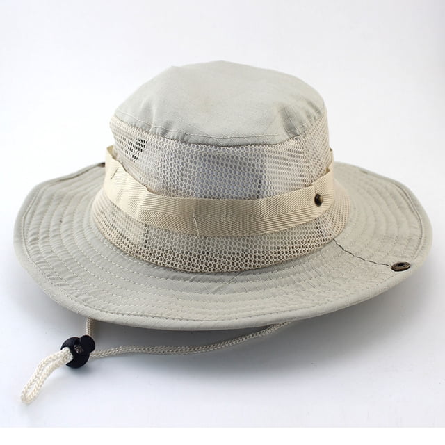 RXIRUCGD Chapeau de Soleil Extérieur Chapeau de Soleil Chapeau Bob Unisexe Été Buisson Pêche Randonnée Rond Casquette Camouflage