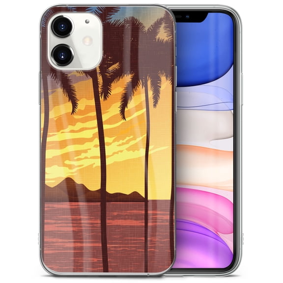 Caseyard TPU Clear Case for iPhone 13 with Hawaii design phone cover