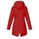 thumbnail image 5 of Chaquetas y abrigos casuales con capucha de manga larga para mujer, chaqueta impermeable de color sólido para exteriores, con capucha, resistente al viento, holgada, con bolsillo, chaqueta de nailon p, 5 of 5
