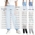 thumbnail image 3 of VEKDONE Toddler Boys Girls Joggers Kids Elastic Waist Baggy Sweatpants Breathable Relaxed Fit Everyday Casual School Play Bottoms, 3 of 9