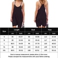 thumbnail image 2 of Pantalones Cortos De Tirantes Monos holgados para mujer, monos cortos de punto sólidos informales con bolsillo (negro XL) Ygjytge para Mujer Negro T XL, 2 of 6