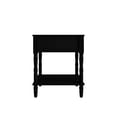 thumbnail image 6 of Home Design Rumford 1-Drawer Nightstand for Adult, Modern Bedside Table with Storage, Black Finish, 6 of 8