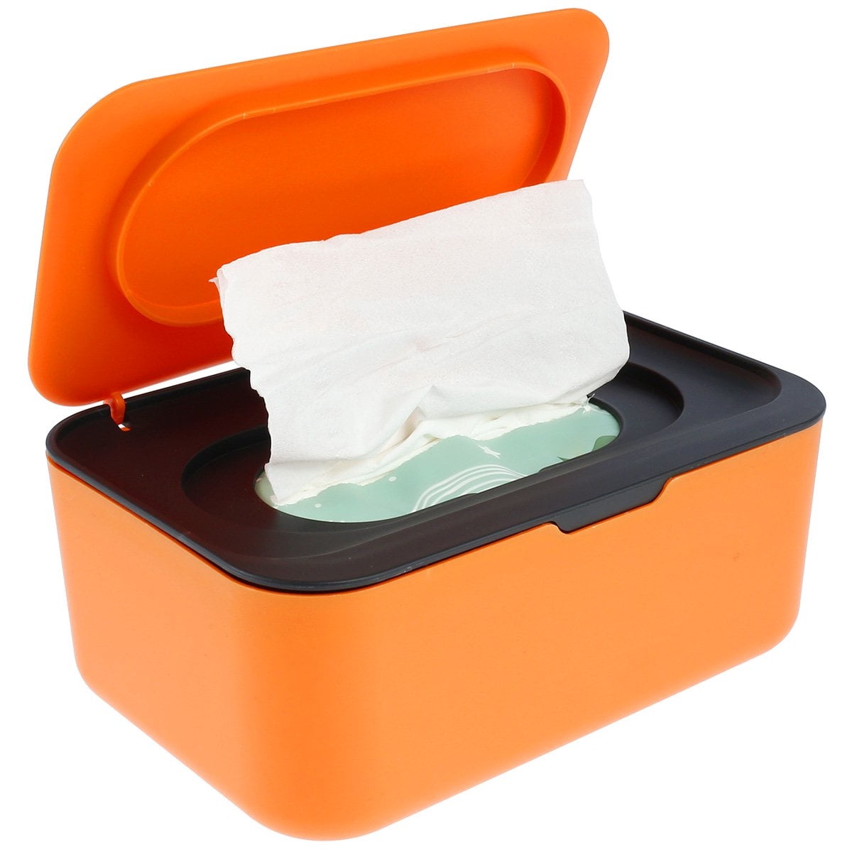 Tissue Storage Box Case, Enlarged Capacity Wet Wipes Dispenser Holder,  Facial Tissue Dispenser Box with Lid Sealed Rectangular for Home Office