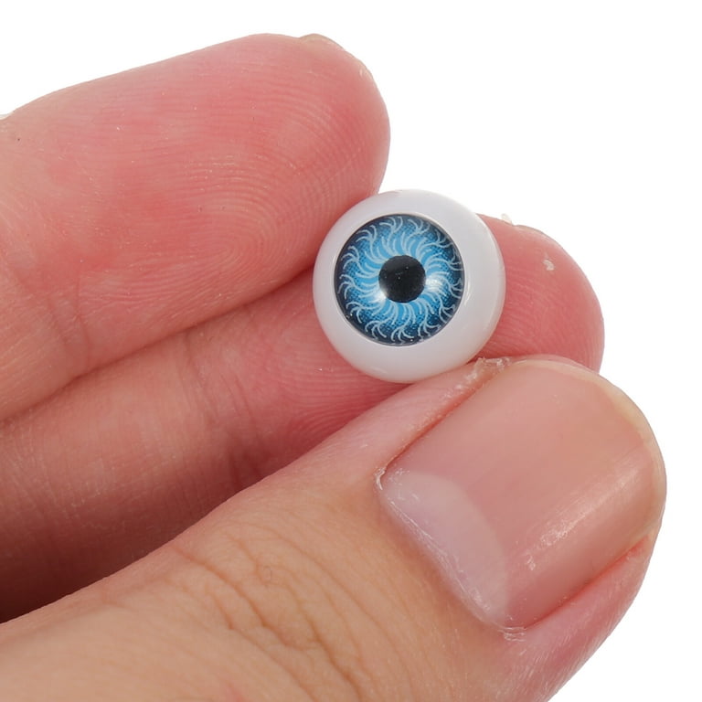 50pcs Plastic Fake Eyeballs Craft DIY Finishing Supplies Plastic Eyes for  Doll Making 