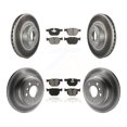 thumbnail image 1 of Transit Auto Front Rear Coated Disc Brake Rotors and Semi-Metallic Pads Kit for Car BMW X5 X6 KGS-100986, 1 of 11