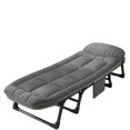 thumbnail image 2 of Cama plegable para el almuerzo en casa, artefacto reclinable individual para oficina, cama de acompañante portátil simple para hospital, cama para siesta en marcha, 2 of 4