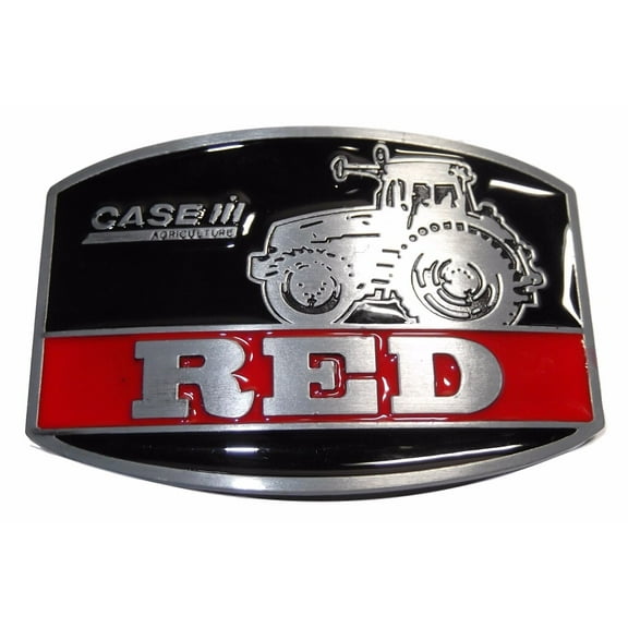 Case IH Agriculture Metal w/ Enamel Accents Belt Buckle