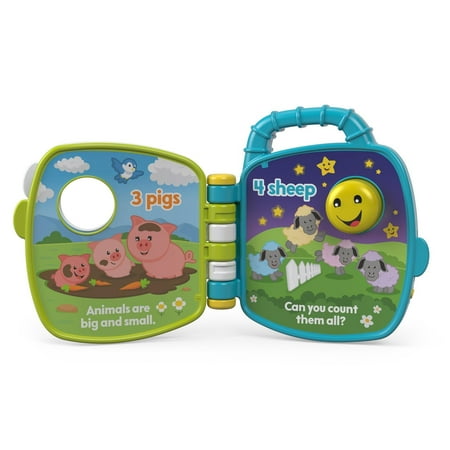 Fisher-Price - Laugh & Learn Counting Animal Friends Learning Book - Blue