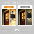 thumbnail image 4 of Lámpara de pared BRILLAR Usk to Dawn LED exterior 3000 K cuadrada aluminio, 4 of 5