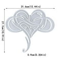 thumbnail image 5 of CNKOO Mold Pendant Ornament Easy to Release Practical Heart Shape Pendant Casting Mold, 5 of 5