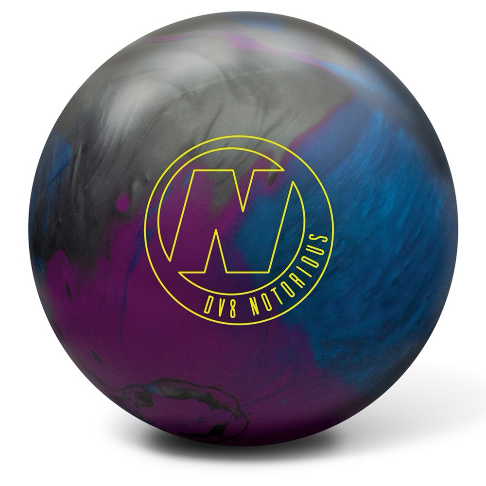 DV8 Notorious Bowling Ball Black/Purple/Blue (12lbs)