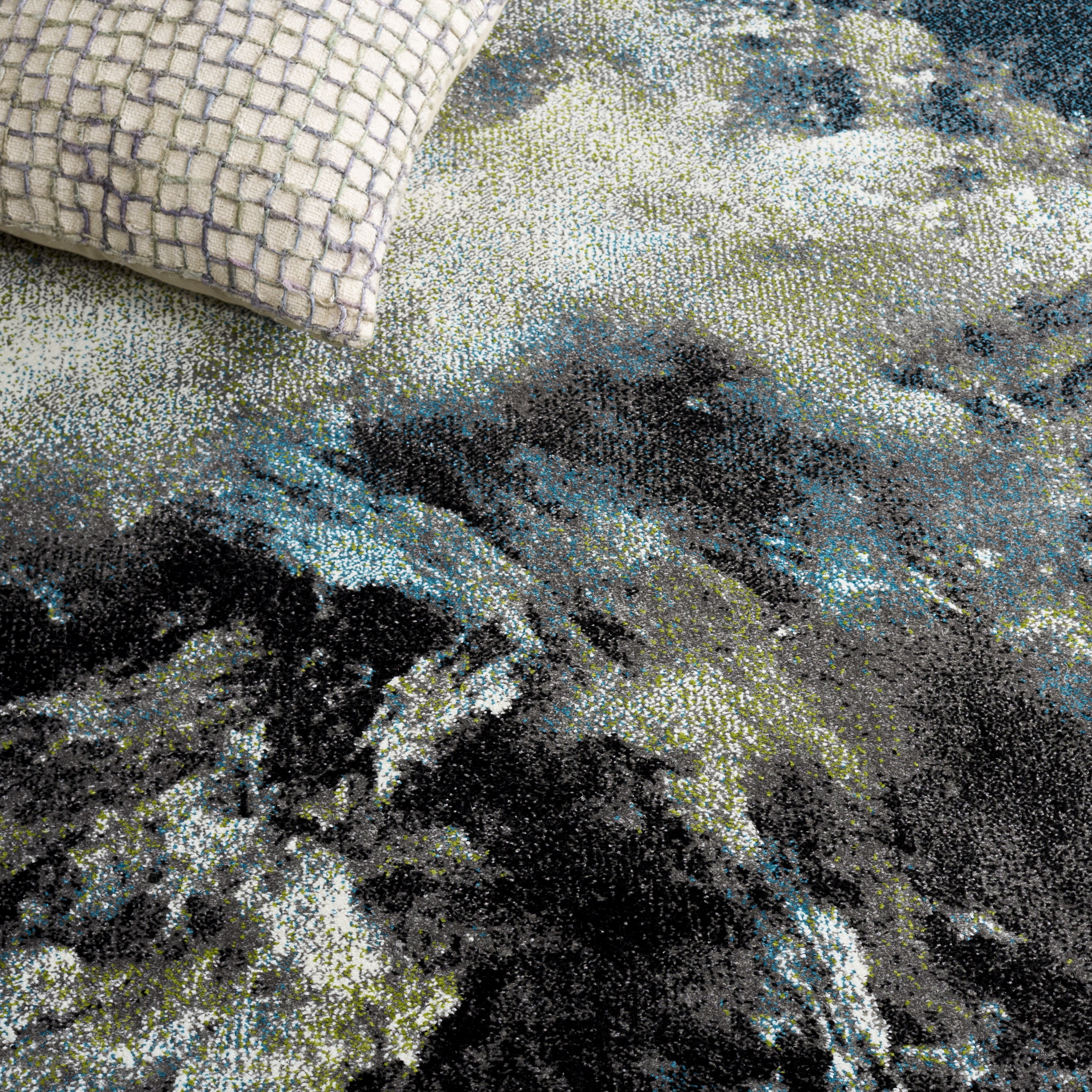 Safavieh Glacier Landen Abstract Runner Rug, Blue/Multi, 2'3" x 10'