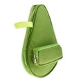 thumbnail image 4 of 1 piece Paddle Racket Case - Table Tennis Racket Pouch with Ball Pocket for Holds 2 Paddle Table Tennis Accessories - Green, as described, 4 of 8