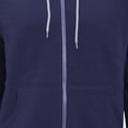 thumbnail image 3 of Canvas  Zip-up Polycotton Fleece Hooded Sweatshirt / Hoodie, 3 of 4