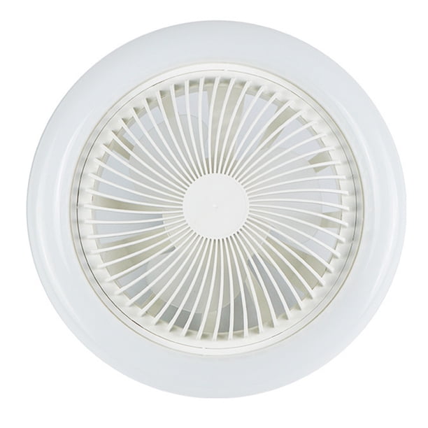 Ventilador de Techo con Luz LED Wdftyju Techo Silencioso Inteligente 30W Blanco