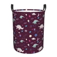 thumbnail image 1 of Fotbe Space Dinosaur Cesto de Ropa con Asas, Cesto Impermeable de Gran Capacidad, Bolsa de Lavado para Dormitorio, Cesto de Ropa con Ruedas y Asas-Small, 1 of 6