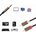 thumbnail image 3 of Stereo Audio Y Cord Cable Headphone Jack Plug 3.5Mm Aux Red White Rca Plugs, 3 of 6