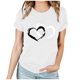 thumbnail image 3 of RKSTN Valentine's Day Shirts for Women Oversized Crewneck Valentines Heart Graphic Print Short Sleeve T Shirt Womens Casual Solid Summer Round Neck Plus Size Loose Fits Tee Top for Valentine Gifts, 3 of 8