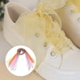 thumbnail image 2 of MasteelfCA 5 Pcs Lacets Ruban en Chiffon Lacets Colorés pour Chaussures Espadrilles Lacets, 2 of 7