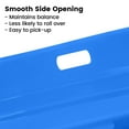 thumbnail image 5 of 36 Inch Blue Snow Sled for Kids & Adults, High-Speed Downhill Toboggan with Pull Rope & Handles, for Winter Sports, 5 of 8