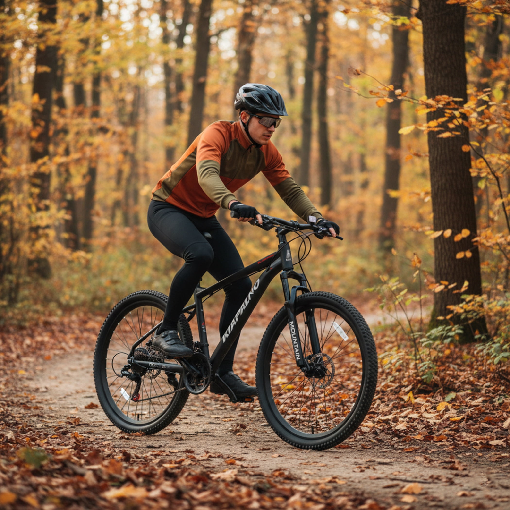 26 Inch Mountain Bike for Adult Men Women, 21-Speed Mountain Bicycle with Front Suspension and Dual Disc Brakes, Aluminum Alloy Frame MTB Bike for Outdoor Trail Commuter, Black