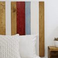 thumbnail image 1 of Barn Walls Love Blizzard Mix Signature Design, Multicolored Solid Wood Headboard, Floating Panels, Adjustable Height, Easy Assembly, Twin Size, 1 of 8