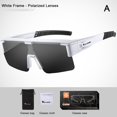 thumbnail image 1 of Gafas de ciclismo con montura grande, lentes antideslumbrantes para miopía, polarizadas, UV400 qiuyongming unisex, 1 of 2